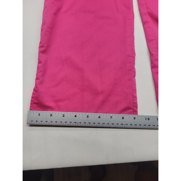 Cherokee Workwear Women S Drawstring Flare Scrub Pant Pink WW120 - Picture 14 of 16